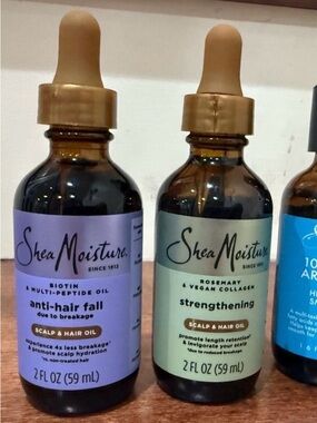 NWT Shea Moisture Scalp Hair Oil Set